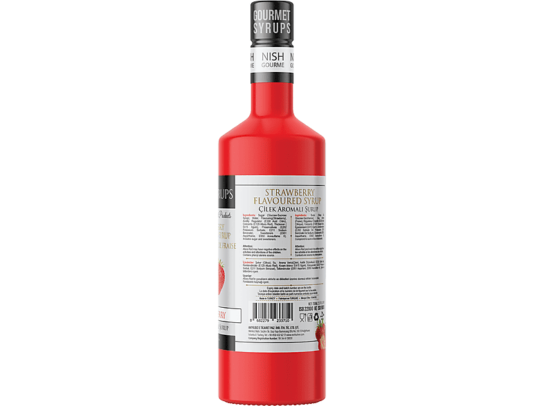 NISH Çilek Aromalı Şurup 700 ML_1