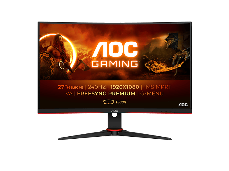 Monitor gaming - AOC C27G2ZE/BK, 27