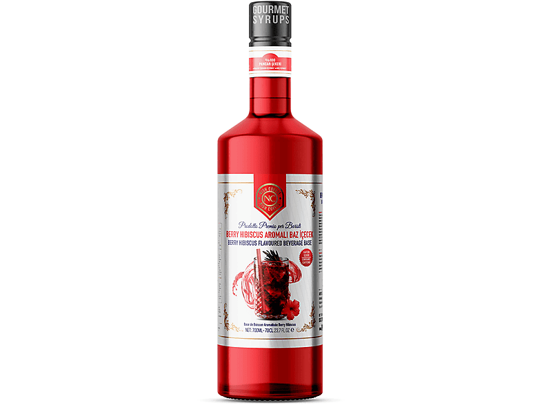 NISH Berry Hibiscus Aromalı Baz İçecek 700 ML