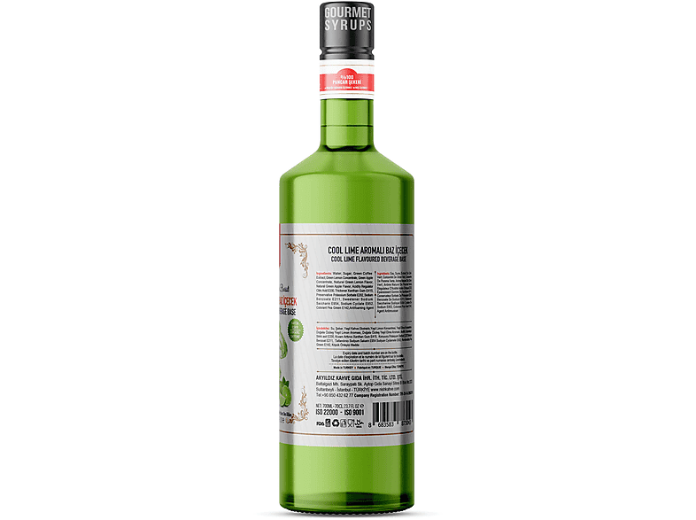 NISH Cool Lime Aromalı Baz İçecek 700 ML_1