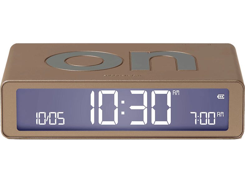 LEXON Flip Classic Wecker, Gold