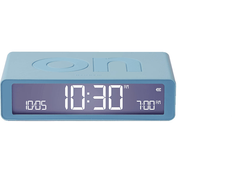LEXON Flip Classic Wecker, Hellblau