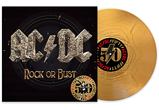 AC/DC - Rock Or Bust (Limited Gold Metallic Vinyl) (High Quality) (Vinyl LP (nagylemez))