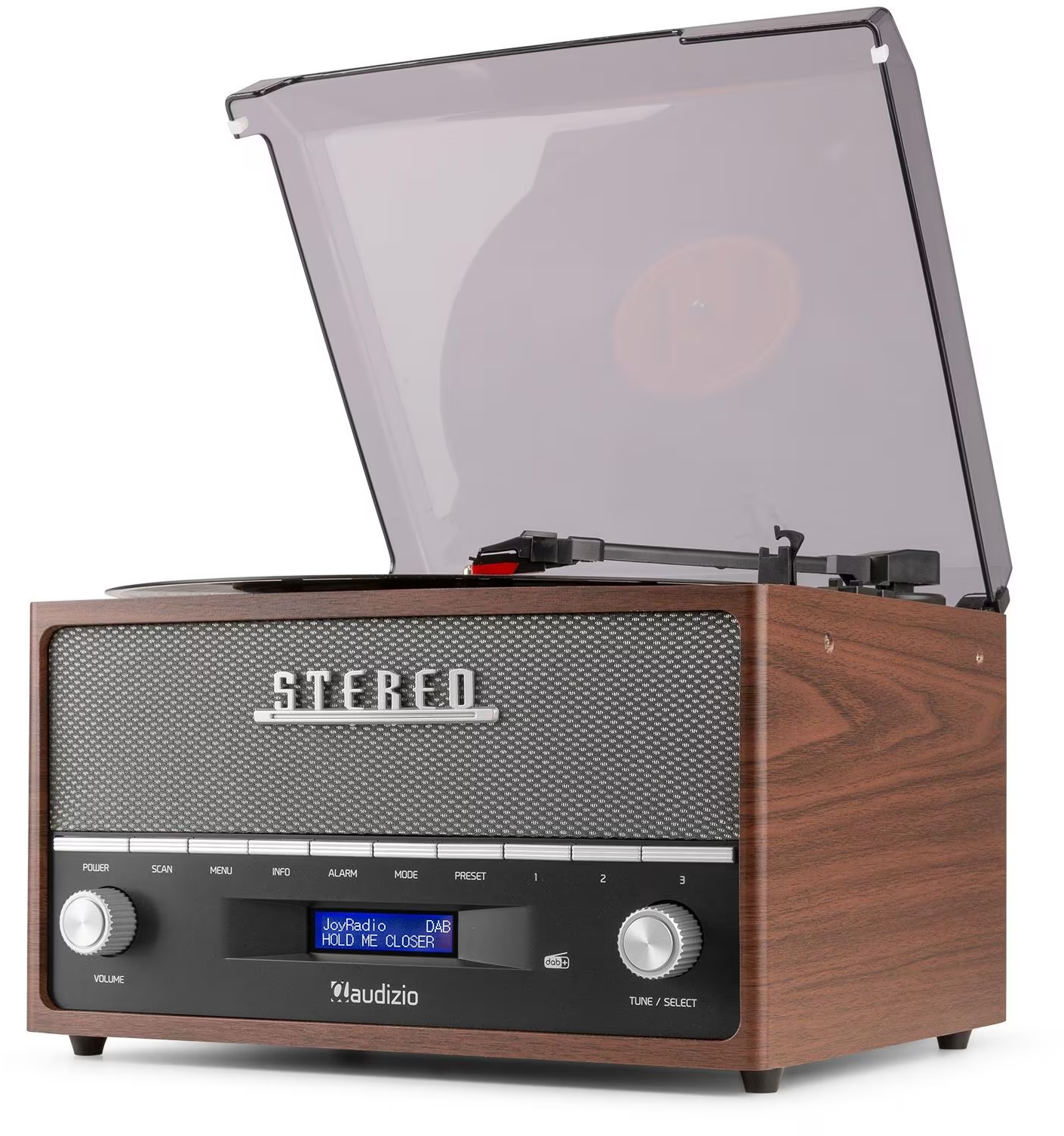 AUDIZIO 102.2 Giradischi Braun Grau Farbe