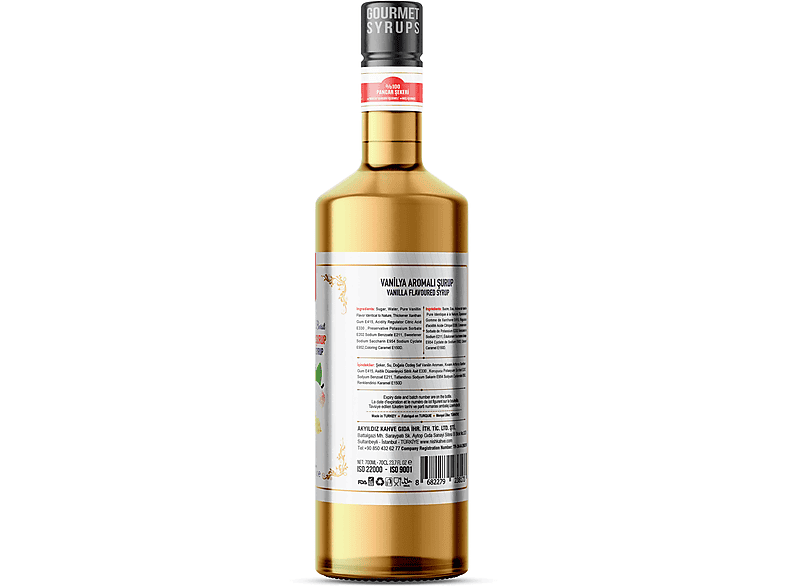 NISH Vanilya Aromalı Şurup 700 ML_1