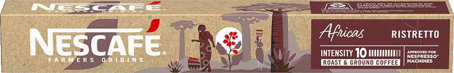 NESTLÉ Nescafe farmers origins Africas ristretto kapszula, 10 db