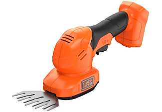 BLACK+DECKER 2 in 1 Akkus sövényvágó és fűnyíró olló, 18V, akku és töltő nélkül (BCSS18B-XJ)