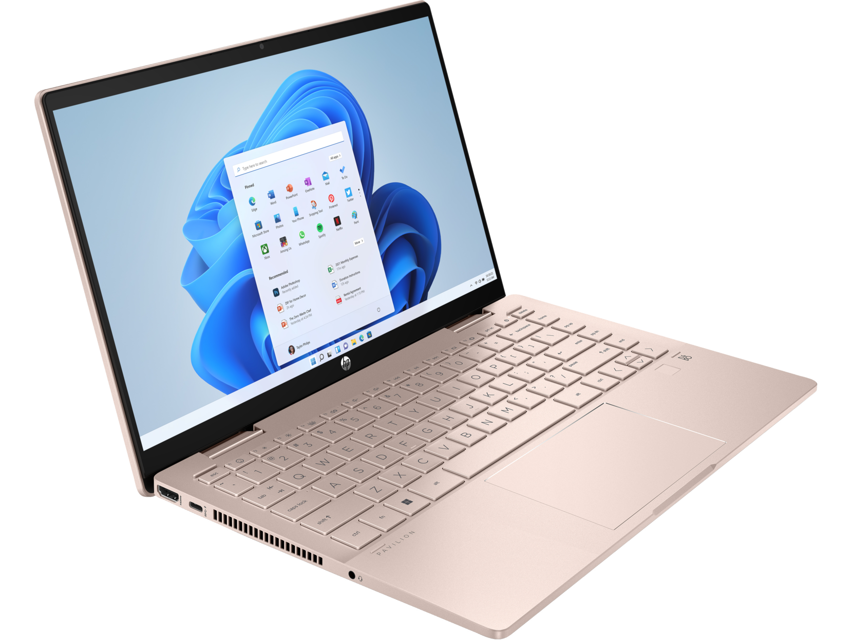 Portátil - HP Pavilion x360 2-in-1 14-ek1025ns, 14" Full HD, Intel® Core™ i5-1335U, 16GB RAM, 1 TB SSD, Gráficos Iris® Xe, Windows 11 H, Rosa