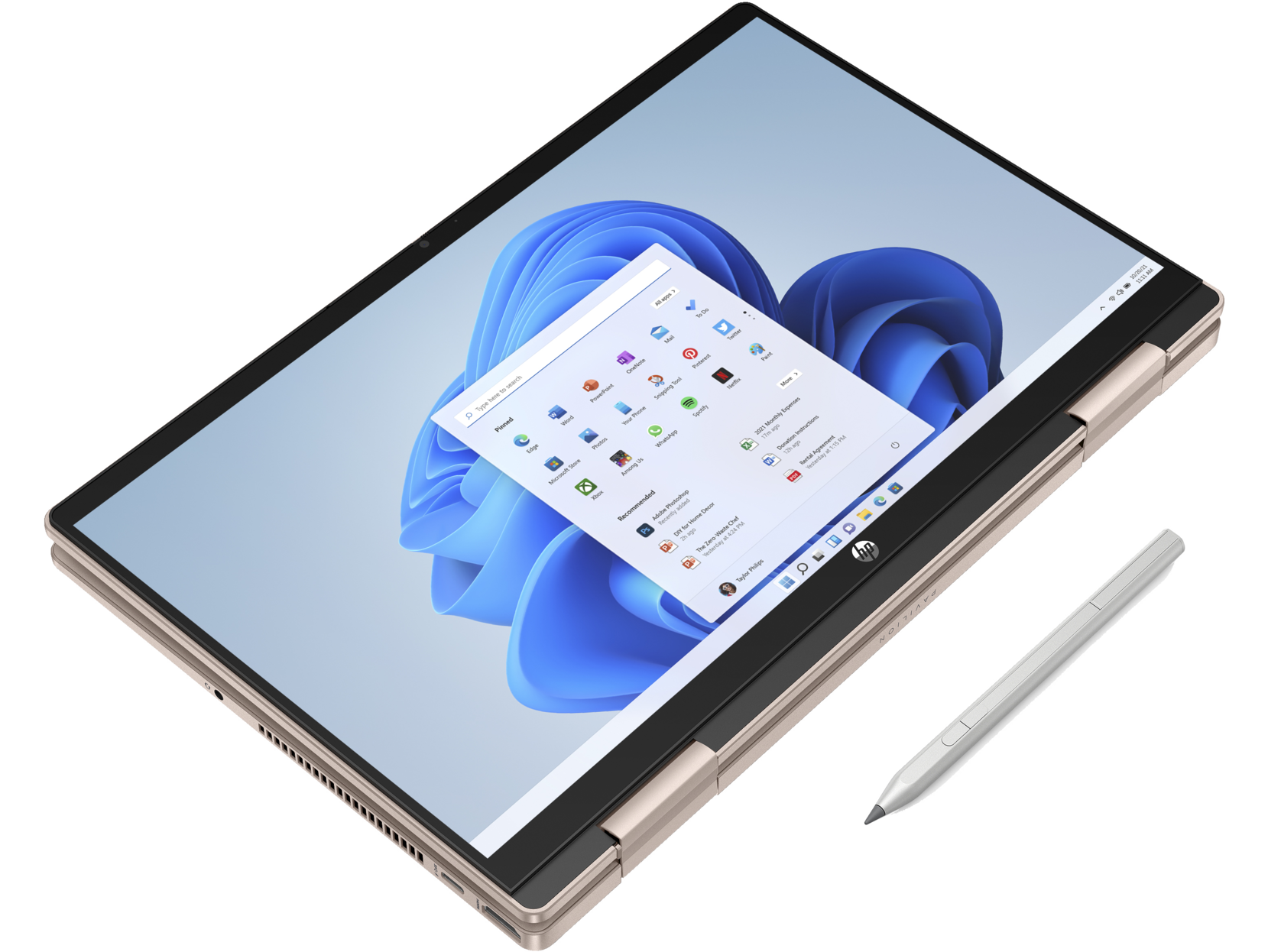 Portátil - HP Pavilion x360 2-in-1 14-ek1025ns, 14" Full HD, Intel® Core™ i5-1335U, 16GB RAM, 1 TB SSD, Gráficos Iris® Xe, Windows 11 H, Rosa
