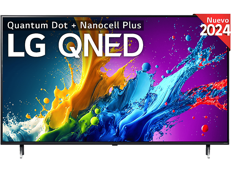 REACONDICIONADO Seminuevo Muy bueno TV QNED 50" - LG 50QNED80T6A, UHD 4K, Procesador Inteligente 4K α5, Smart TV, DVB-T2 (H.265), Negro