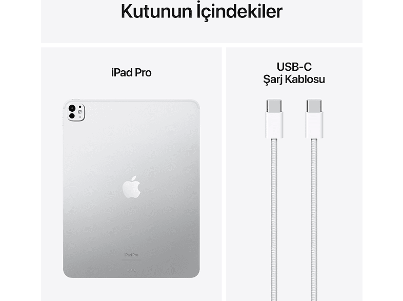 APPLE 13 inç iPad Pro M4 WiFi 256 GB Tablet Gümüş MVX33TU/A_9