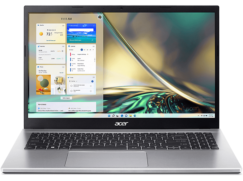 Acer Aspire 3 A315-59-543W, 15,6", processore Intel Core I5 1235U, Intel Iris Xe Graphics, 16 GB, 512 GB Ssd, Argento Notebook