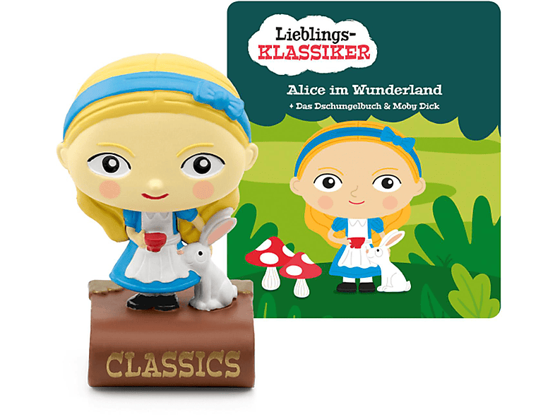 TONIES Tonies Figur Lieblings-Klassiker Alice im Wunderland und zwei weitere Klassiker Hörfigur