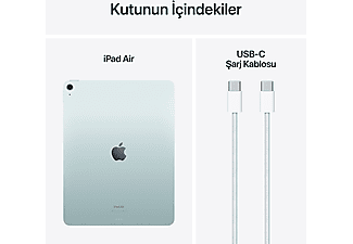 APPLE 13 inç iPad Air M2 Wi Fi 256 GB Tablet Mavi MV2F3TU/A_9