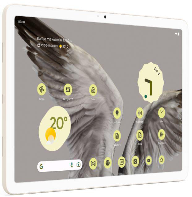 GOOGLE Pixel Tablet, Tablet, 256 GB, 11 Zoll, Porcelain