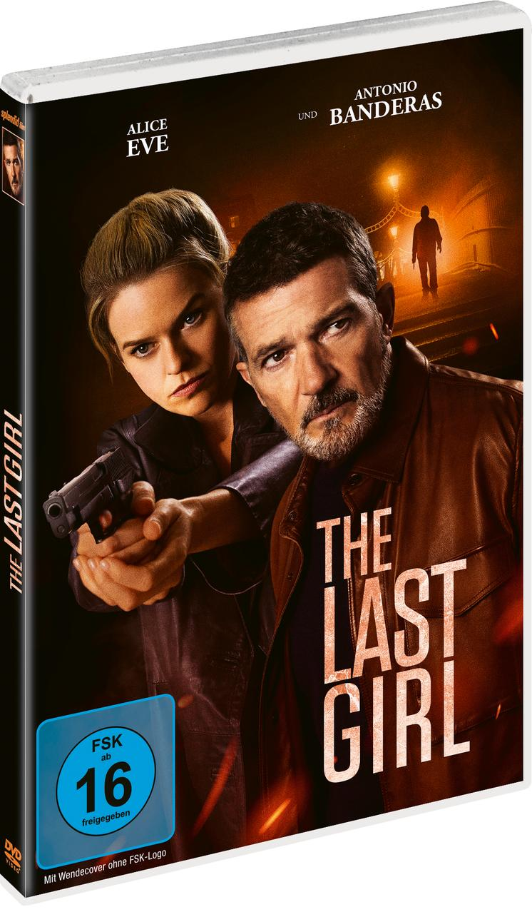 DVD-Cover von 'The Last Girl' mit einer Frau, die eine Pistole hält, und einem Mann.