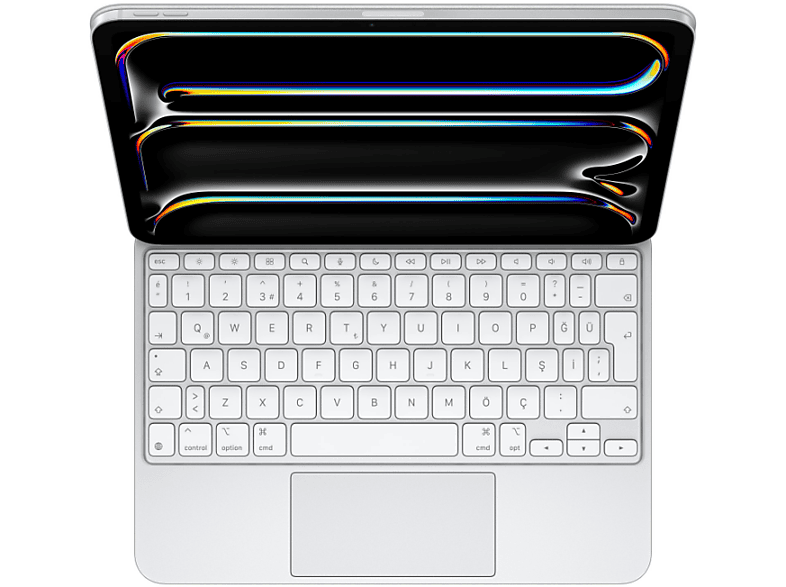 APPLE 11 inç iPad Pro (M4) için Magic Türkçe Q Klavye Beyaz Fiyat