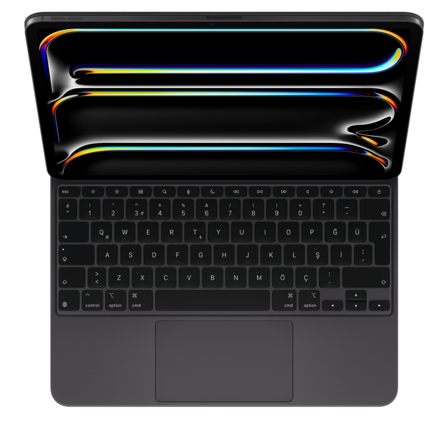 APPLE 13 inç iPad Pro (M4) için Magic Keyboard Türkçe Q Klavye