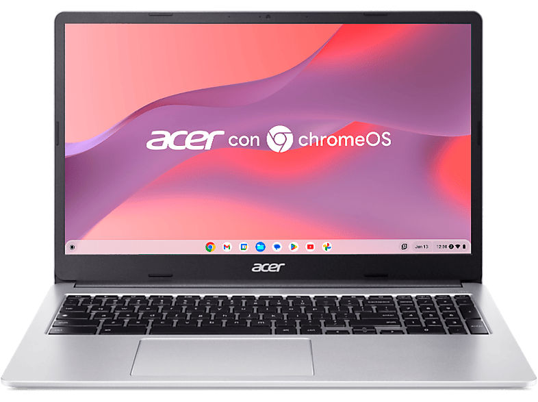 Portátil - Acer Chromebook CB315-4H-C4BQ, 15.6" Full HD, Intel® Celeron® N4500, 8GB RAM, 128GB eMMC, UHD Graphics, Google Chrome OS