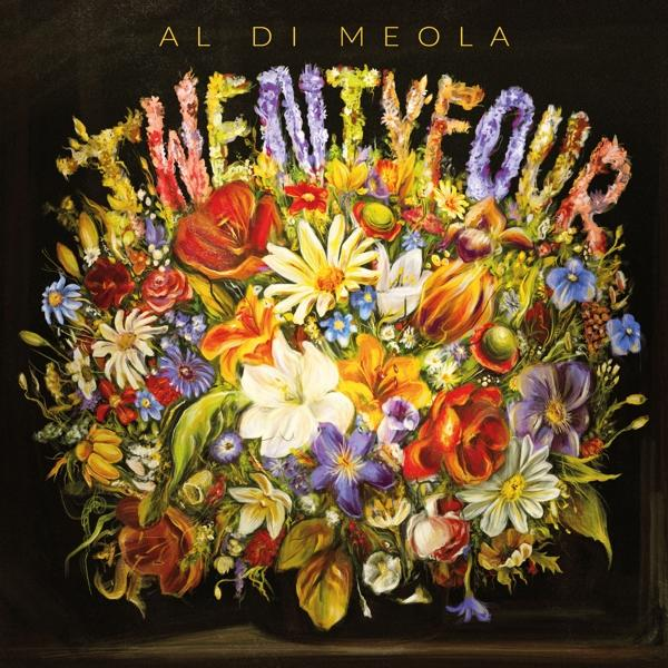Az Al Di Meola, Twentyfour album borítója. Egy csokor színes virág tölti ki a borítót.