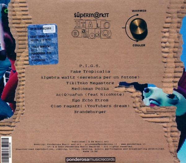 CD-Rückseite mit Songliste, Barcode und Label-Informationen.