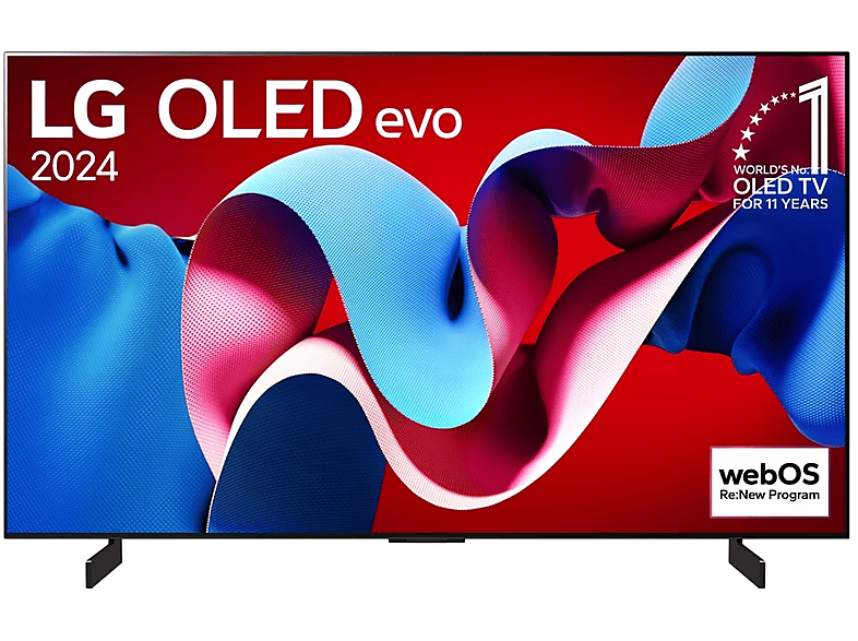 Фото - Телевізор LG Telewizor OLED evo  OLED42C45LA.AEU 42" 4K 120Hz webOS Color Czarny 