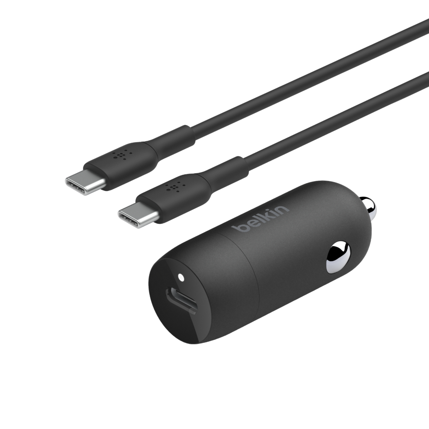Belkin 30w Usb'c Autolader Met Pps ' Zwart (incl. 1m Kabel Incl. Kabel)
