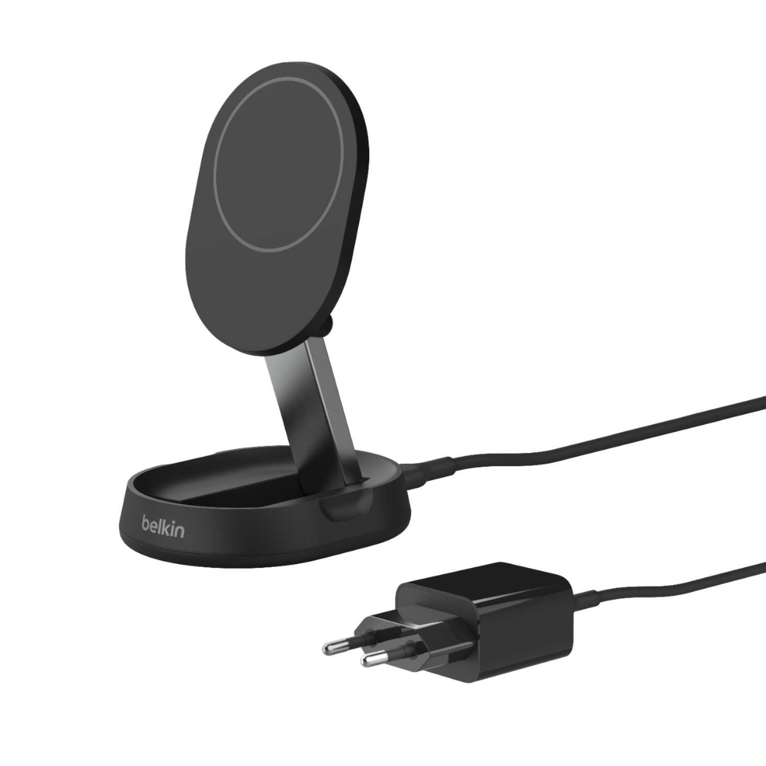 Belkin Boost Charge Qi2 15w Magnetische Oplaadstand ' Zwart (met Adapter)