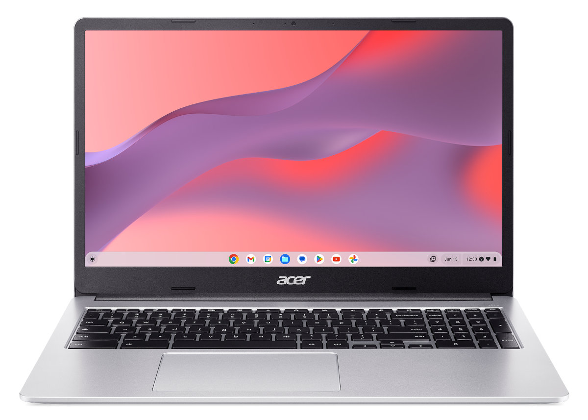Laptop ACER Chromebook 315 CB315-4H-C567 FHD Celeron N4500/8GB/128GB eMMC/INT/ChromeOS Srebrny (Pure Silver)