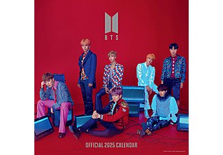 BTS - Official 2025 Calendar - négyzet alakú naptár (többnyelvű)