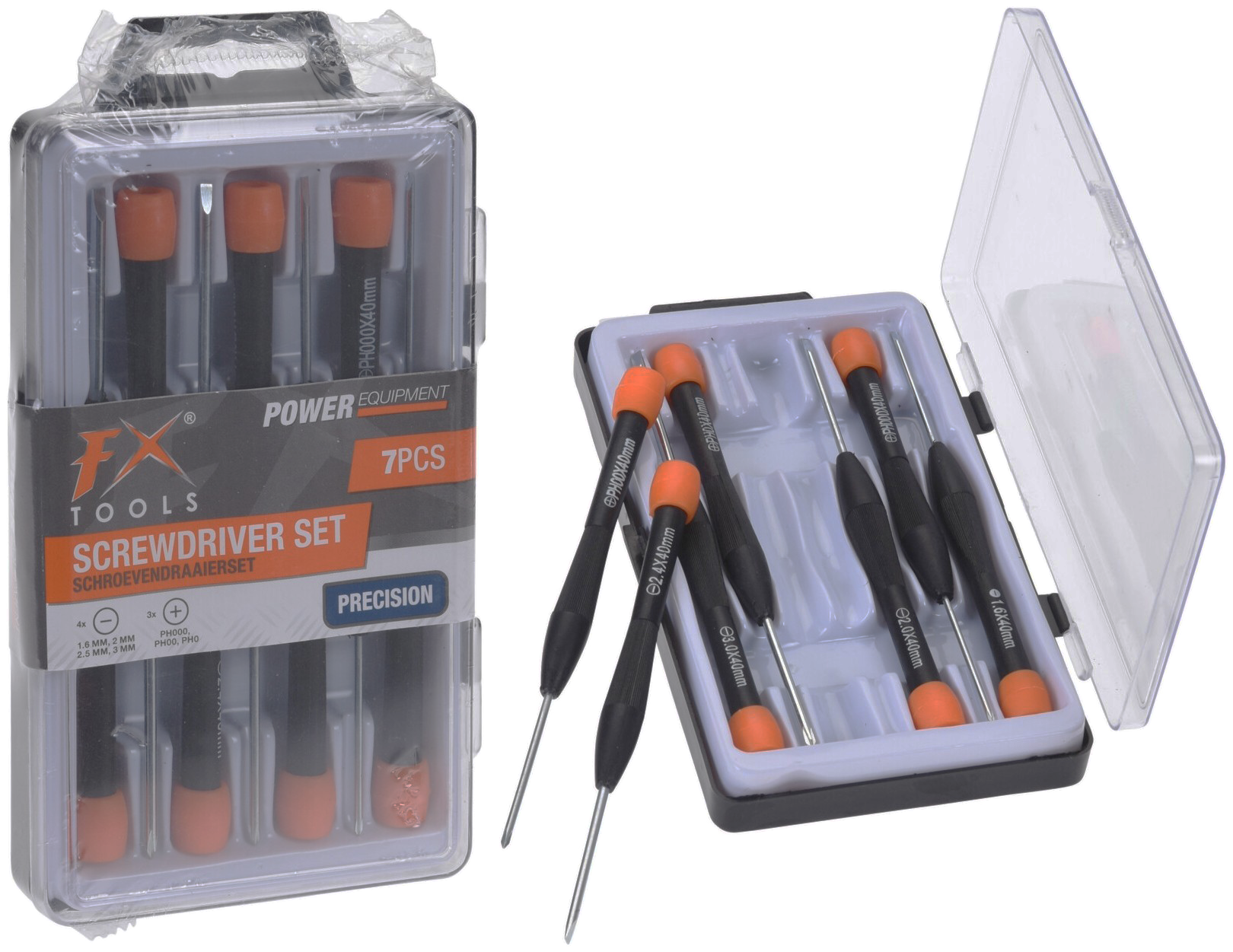 ENTAC Csavarhúzó szett, dobozban, 7 db (C22761010)