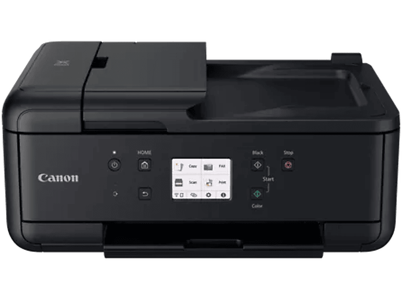 Impresora multifunción - Canon Pixma TR7650, Inyección de tinta, 15 cps, ADF, Escáner, Fax, Impresión, Negro