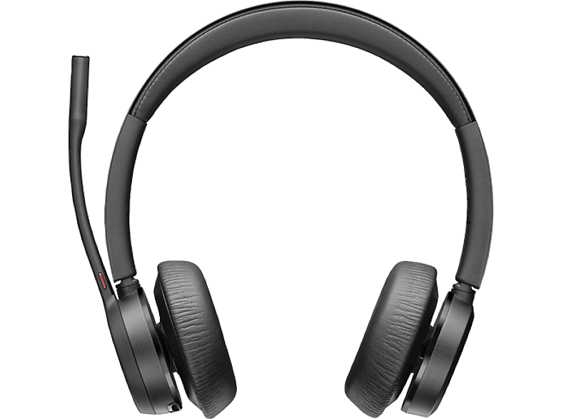 Auriculares de oficina - Poly Voyager 4320 Profesional, USB Tipo A, De diadema, Bluetooth, Micrófono, Supraaurales, Negro