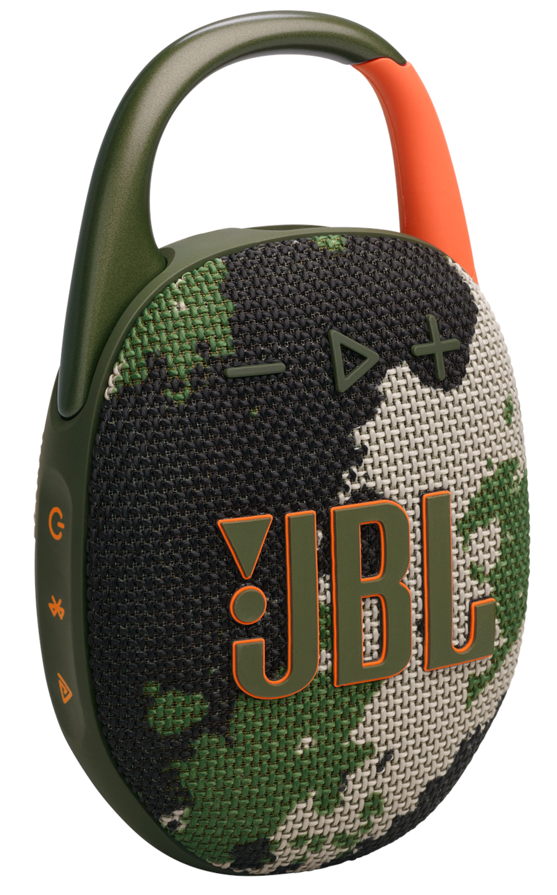 Głośnik JBL Clip 4, kamuflaż z karabińczykiem.