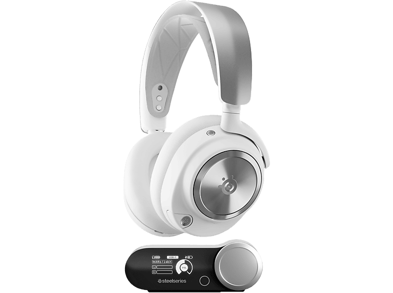 Steelseries Casque Gamer Sans Fil Arctis Nova Pro Blanc (61524)