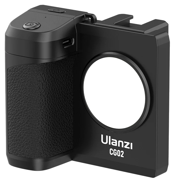ULANZI CG-02 okostelefon markolat, bluetooth kioldóval, fekete