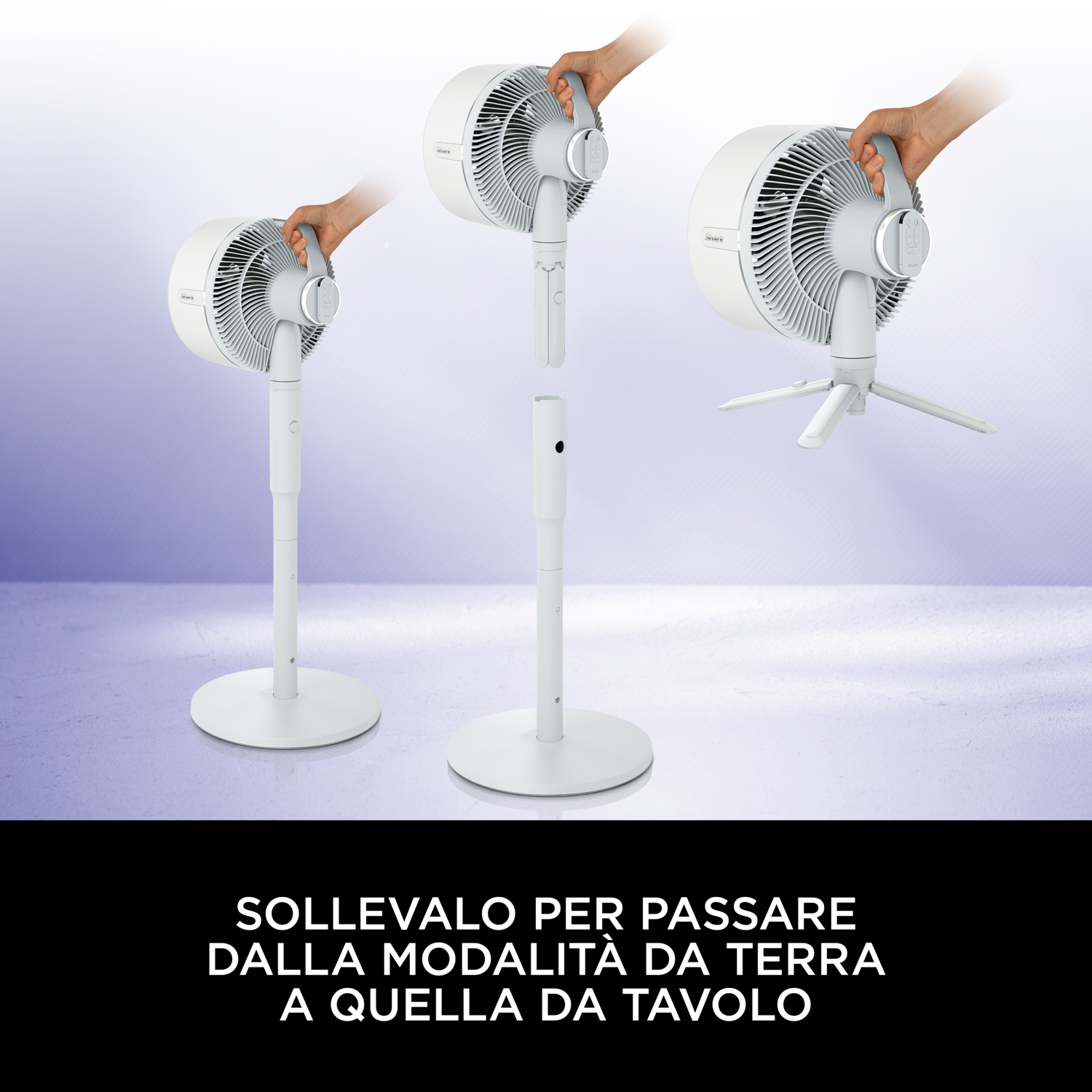 Un logo con un design astratto e testo su un'esperienza smart che si rinnova nel tempo.