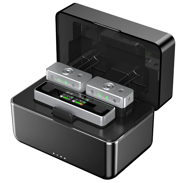 ULANZI AM18 U-mic 2.4GHz vezeték nélküli mikrofon kit, usb-a, usb-c, lightning, android, apple