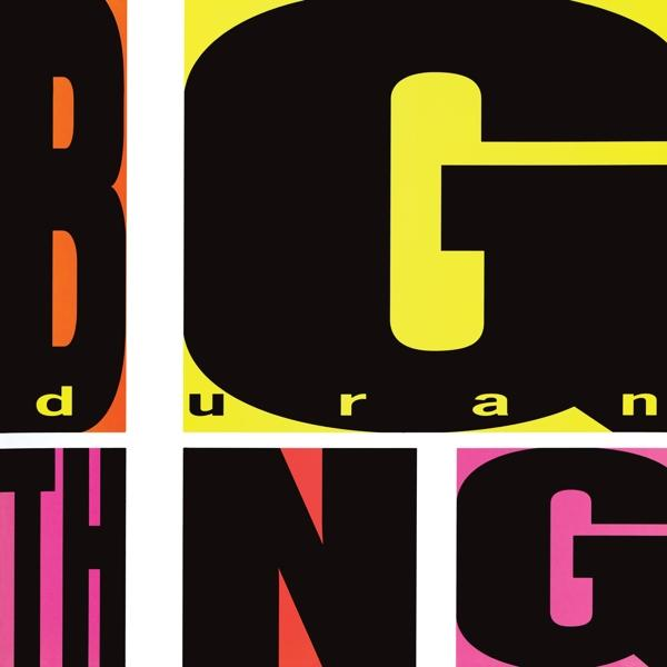 Das Wort 'BIG THING' wird in großen, fetten, farbigen Buchstaben angezeigt. Die Buchstaben sind schwarz, orange und rosa.