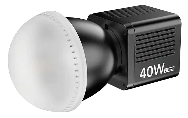 ULANZI LT028, LS24, 40W RGB COB fotó videó LED lámpa, 2500-6500K
