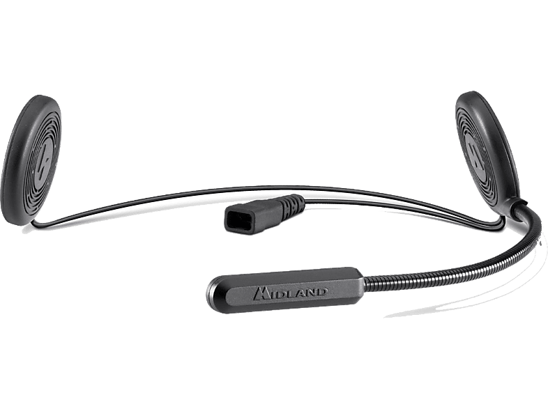 Manos libres - Midland K10, Universal, 8h Autonomía, Bluetooth, Waterproof, Negro