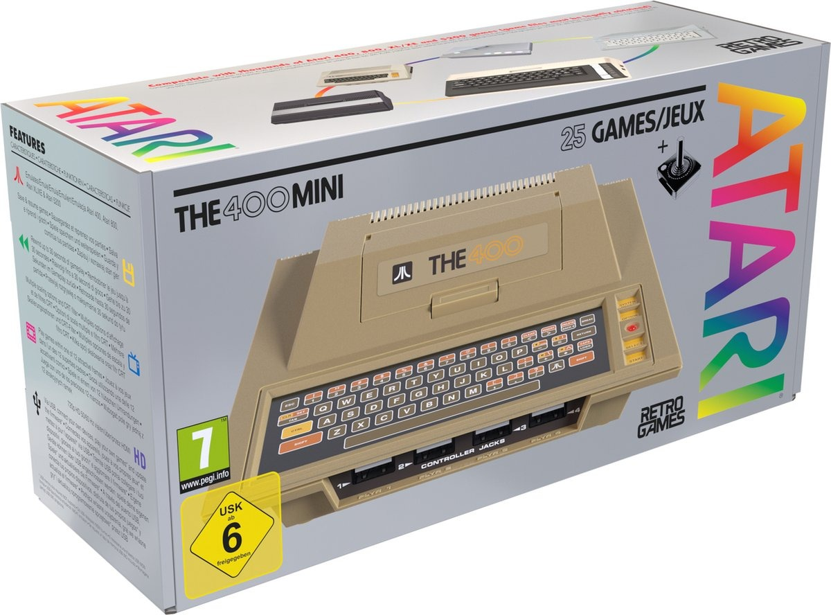 RETRO GAMES LTD Atari - Retro Console THE400 Mini Retro Game