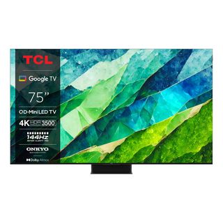 TCL 75C855 TV (Flat, 75 " / 189 cm, UHD 4K, Smart TV)