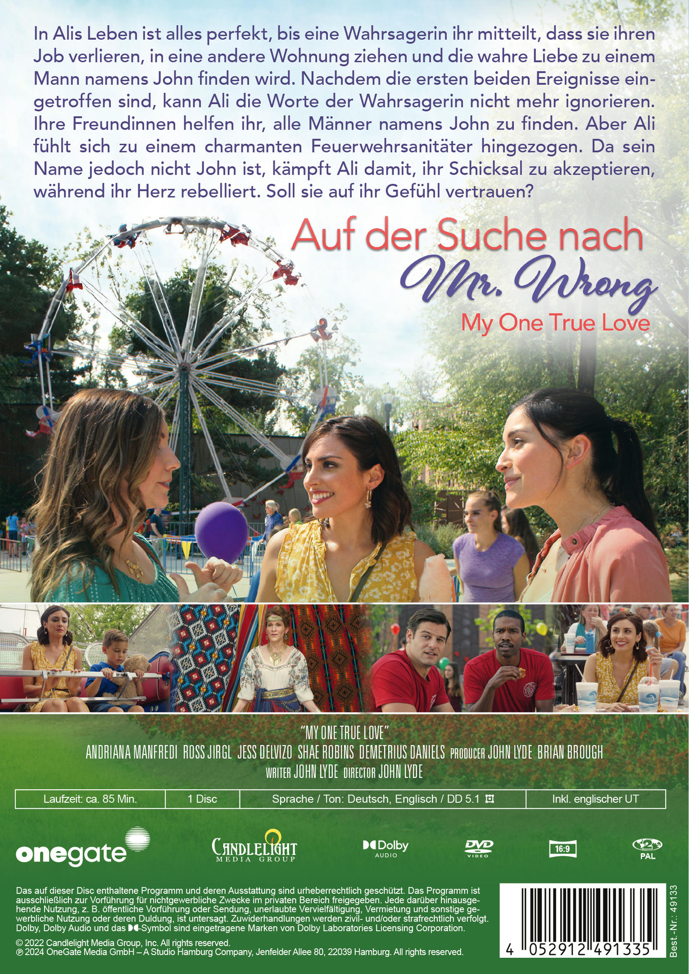 Filmposter mit drei Frauen, einem Riesenrad und Text.