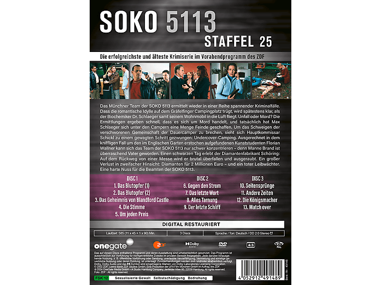 SOKO 5113 - Staffel 25 DVD