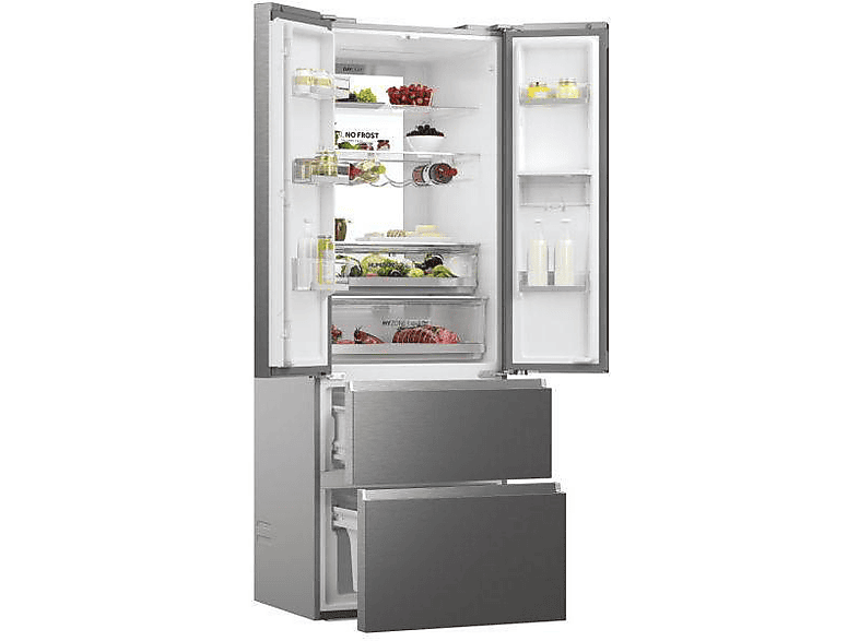 Haier HFR7720DWMP Multi Door French Door 70 Serie 7 Kühl- und Gefrierkombination (477 l, D, 2006 mm hoch, No Frost (verminderte Eisbildung), Platinum Inox) — Foto 3 von 6