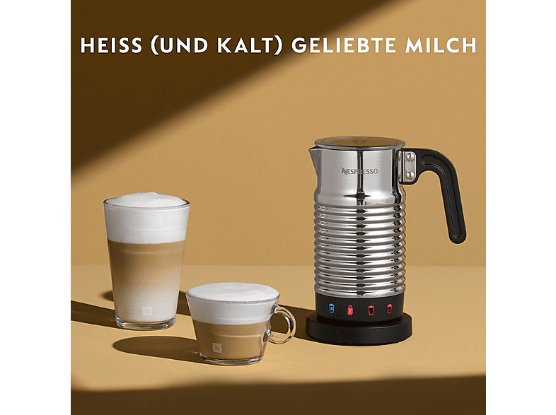 Nespresso Aeroccino 4 Milchaufschäumer (Silber, 490 Watt, 240 ml) — Foto 2 von 5