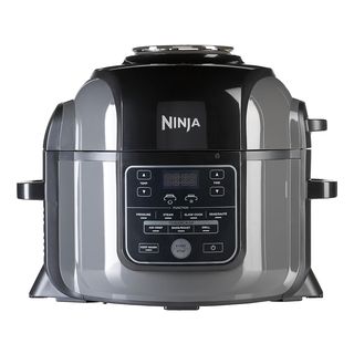 NINJA OP300CH Foodi 7-en-1 Multi-cuiseur Argent/Noir (capacité du bol mélangeur: 6 l, 1460 W)