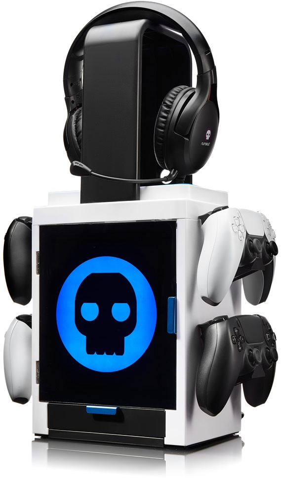 NUMSKULL GAMES PlayStation 5 LED világítású játéktartó szekrényes állvány