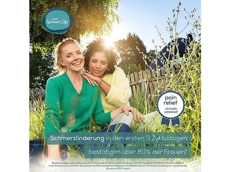 Beurer 100.59 EM 55 Menstrual Relax + TENS & Wärme Pad; Menstural Relax — Foto 3 von 5